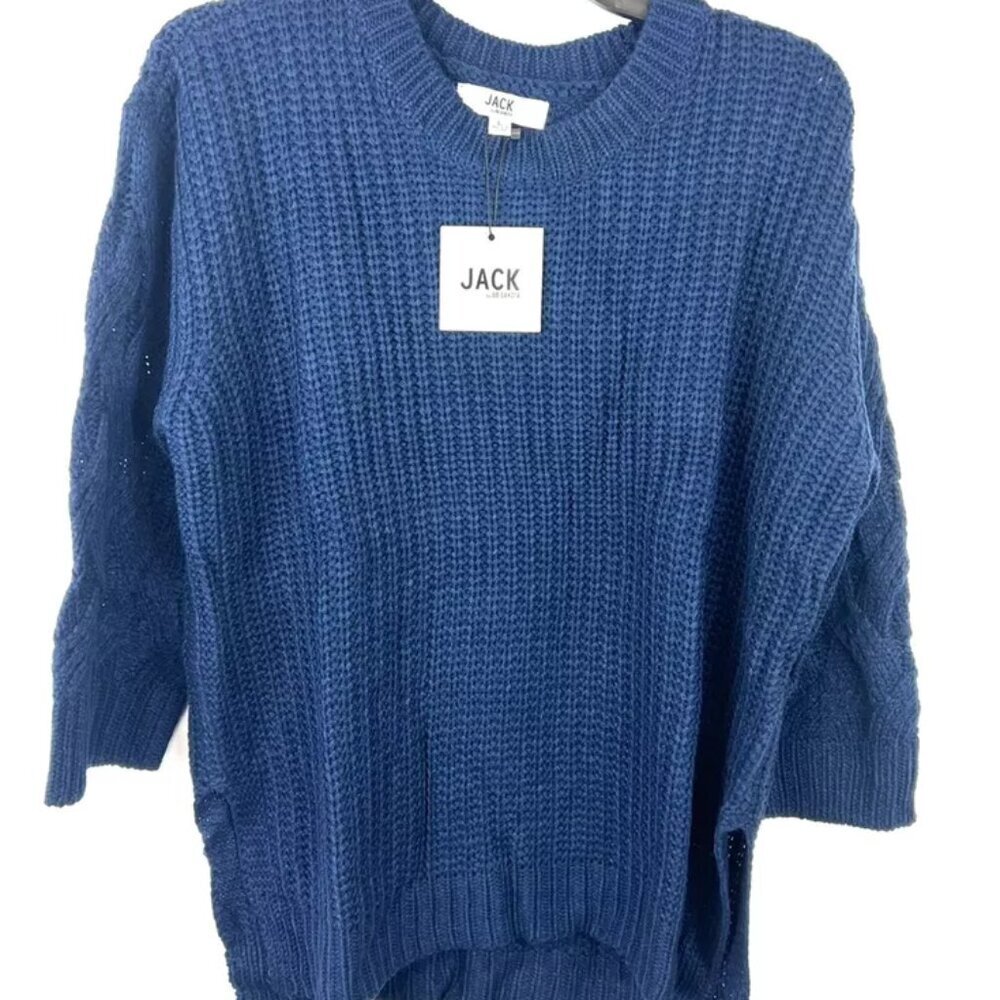 BB Dakota Women’s Blue Long Sleeve Knit Sweater Size Large